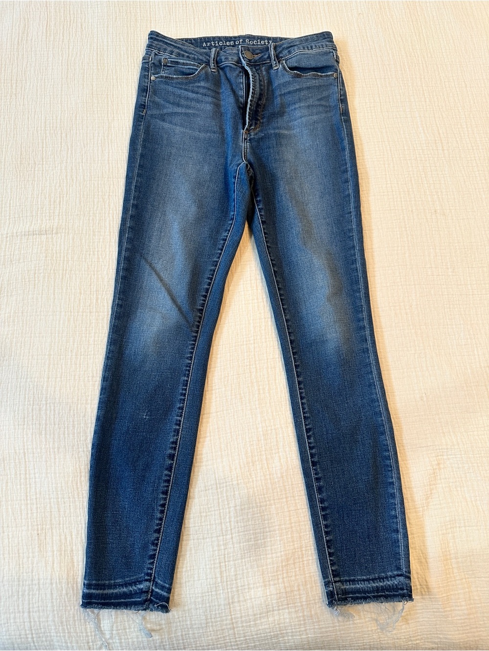 Articles Of Society  Blue High-Rise Skinny Jeans